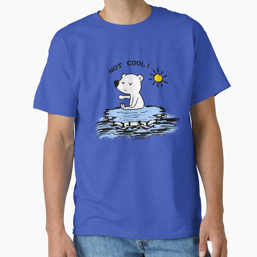 Polar Bear - Global warming is not so cool! by Semir1411 Unisex T-shirt, Sweatshirt, Hoodie, Long Sleeve Tee - T-Shirt, Sweatshirt, Hoodie