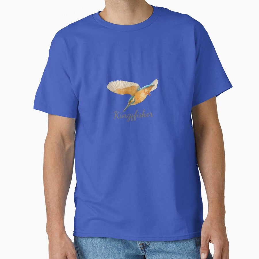 kingfisher by Studio Rio Blue Unisex T-shirt, Sweatshirt, Hoodie, Long Sleeve Tee - T-Shirt, Sweatshirt, Hoodie