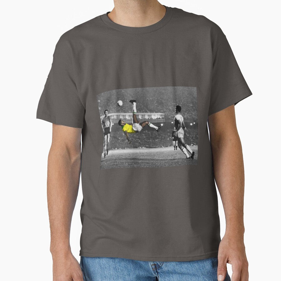 Brazil's Legend Pele by Webbed Toe Design's Unisex T-shirt, Sweatshirt, Hoodie, Long Sleeve Tee - T-Shirt, Sweatshirt, Hoodie