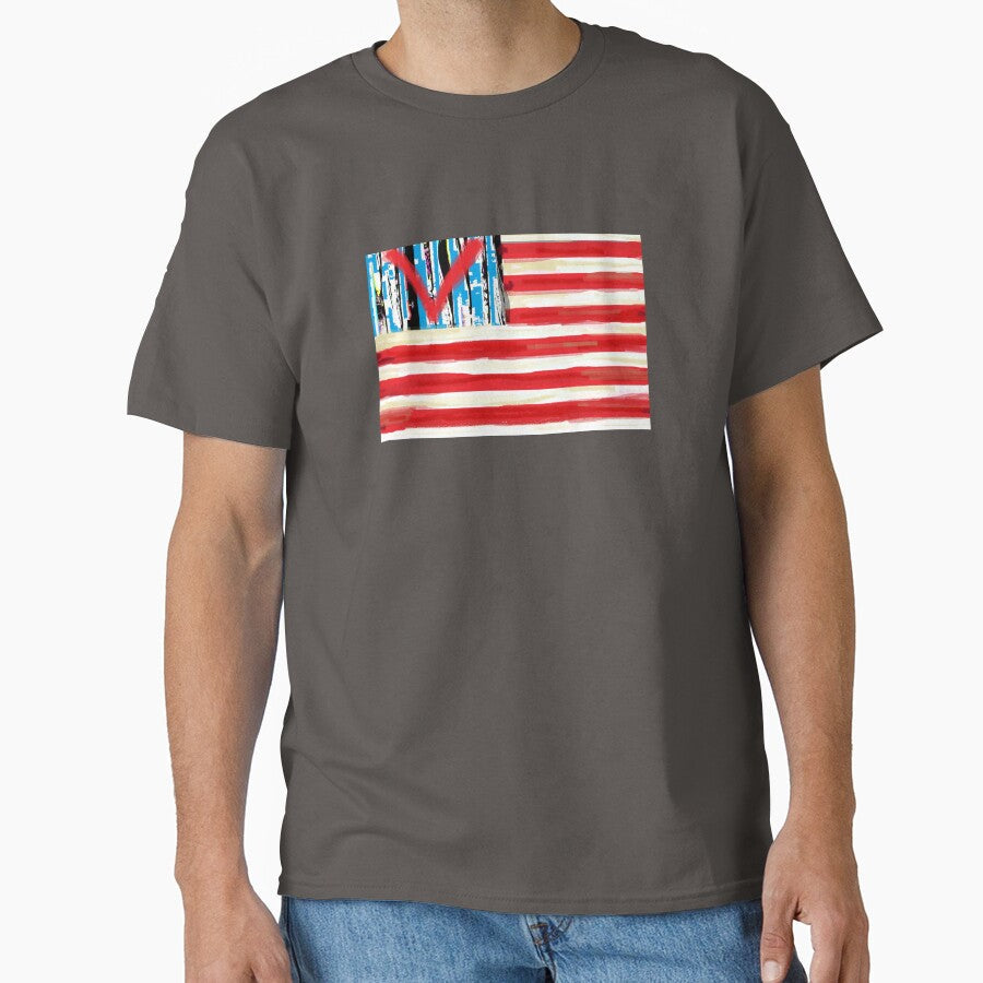 U.S.V. flag by gum-boots Unisex T-shirt, Sweatshirt, Hoodie, Long Sleeve Tee - T-Shirt, Sweatshirt, Hoodie