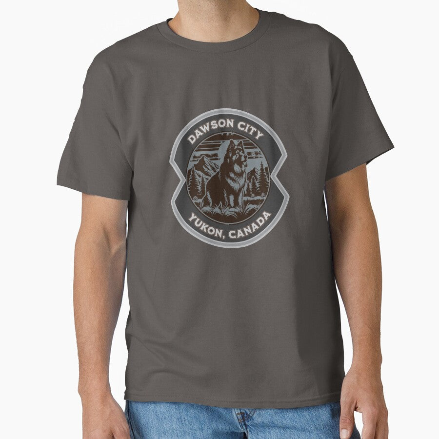 Dawson City Yukon by Analog Aura Unisex T-shirt, Sweatshirt, Hoodie, Long Sleeve Tee - T-Shirt, Sweatshirt, Hoodie