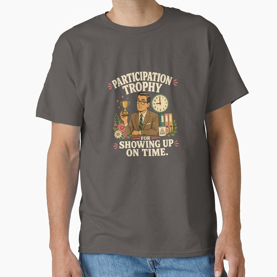 Participation Trophy Office Humor Shirt by Passionread Unisex T-shirt, Sweatshirt, Hoodie, Long Sleeve Tee - T-Shirt, Sweatshirt, Hoodie