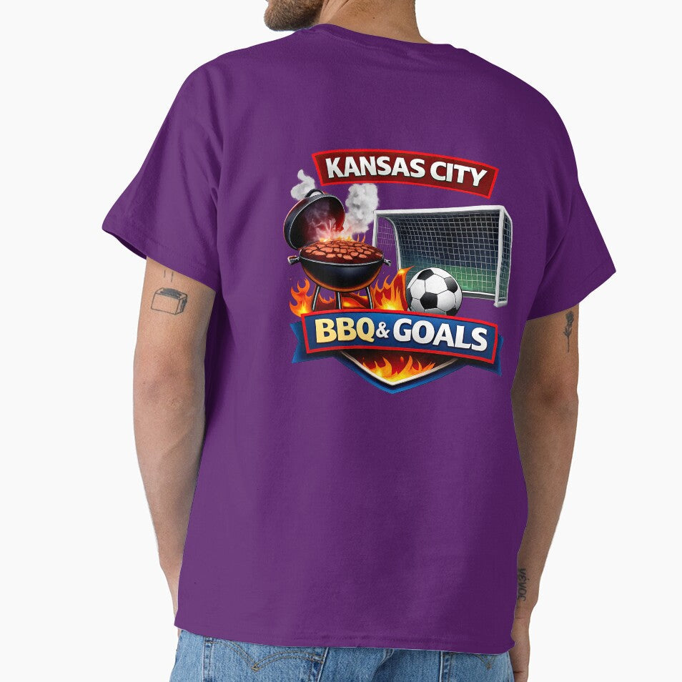 Kansas City BBQ & Soccer Elegant and Gorgeous by BrickByDream Unisex T-shirt, Sweatshirt, Hoodie, Long Sleeve Tee - T-Shirt, Sweatshirt, Hoodie
