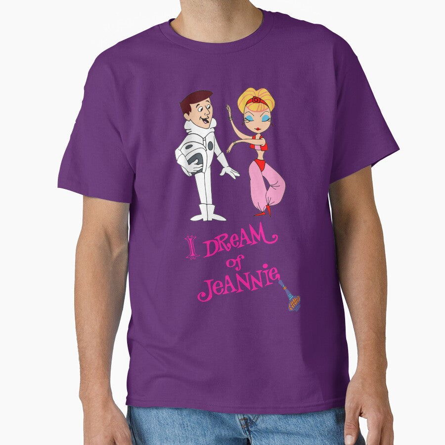 I Dream of Jeannie; Pink by Marco Bottiglieri Unisex T-shirt, Sweatshirt, Hoodie, Long Sleeve Tee - T-Shirt, Sweatshirt, Hoodie
