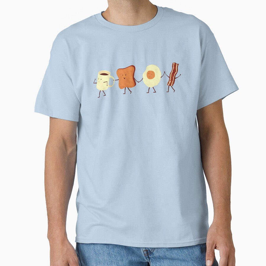 Let's All Go And Have Breakfast by HandsOffMyDinosaur Unisex T-shirt, Sweatshirt, Hoodie, Long Sleeve Tee - T-Shirt, Sweatshirt, Hoodie