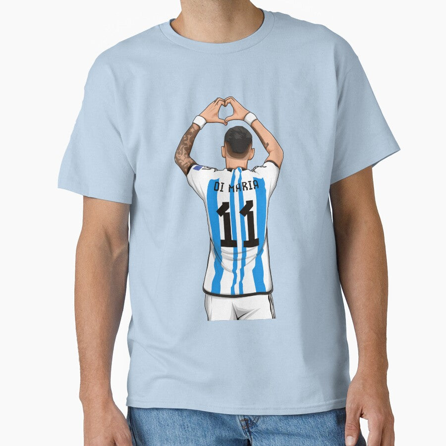 Angel Di Maria by Aldduardo Unisex T-shirt, Sweatshirt, Hoodie, Long Sleeve Tee - T-Shirt, Sweatshirt, Hoodie