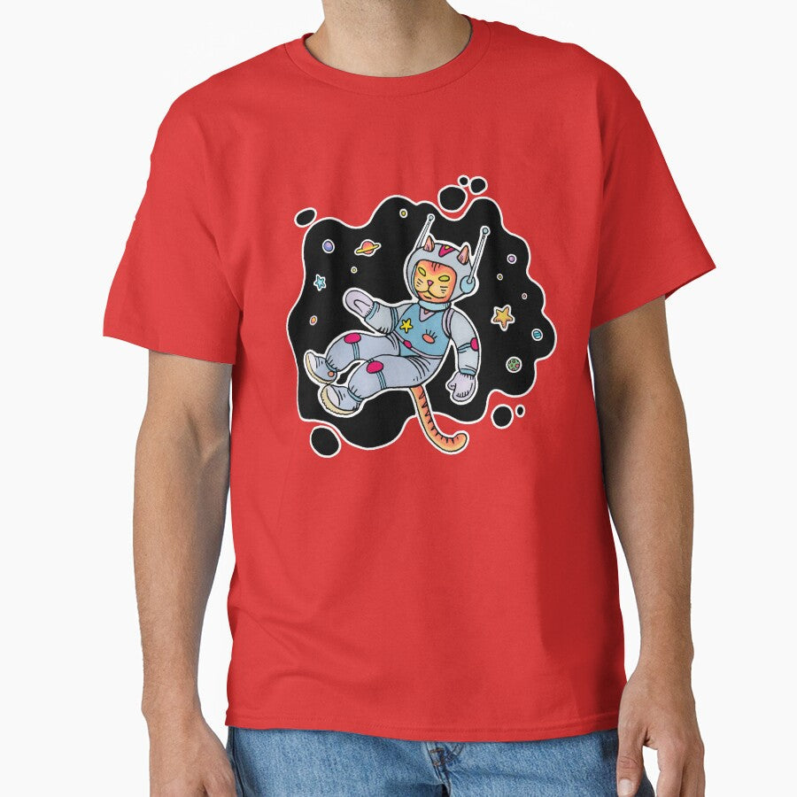 AstroCat by SpaceCatVisions Unisex T-shirt, Sweatshirt, Hoodie, Long Sleeve Tee - T-Shirt, Sweatshirt, Hoodie
