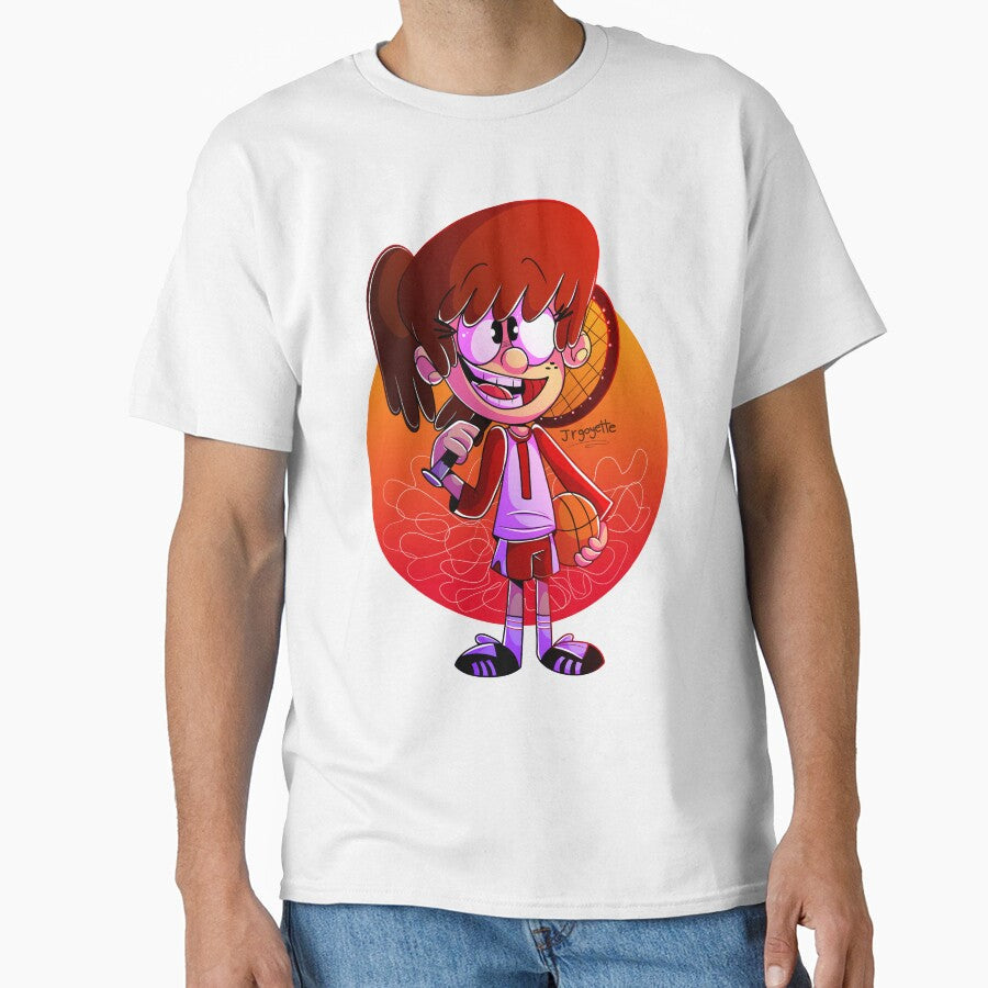 The Loud House Lynn Loud with Sports Stuff by Jrgoyette Unisex T-shirt, Sweatshirt, Hoodie, Long Sleeve Tee - T-Shirt, Sweatshirt, Hoodie