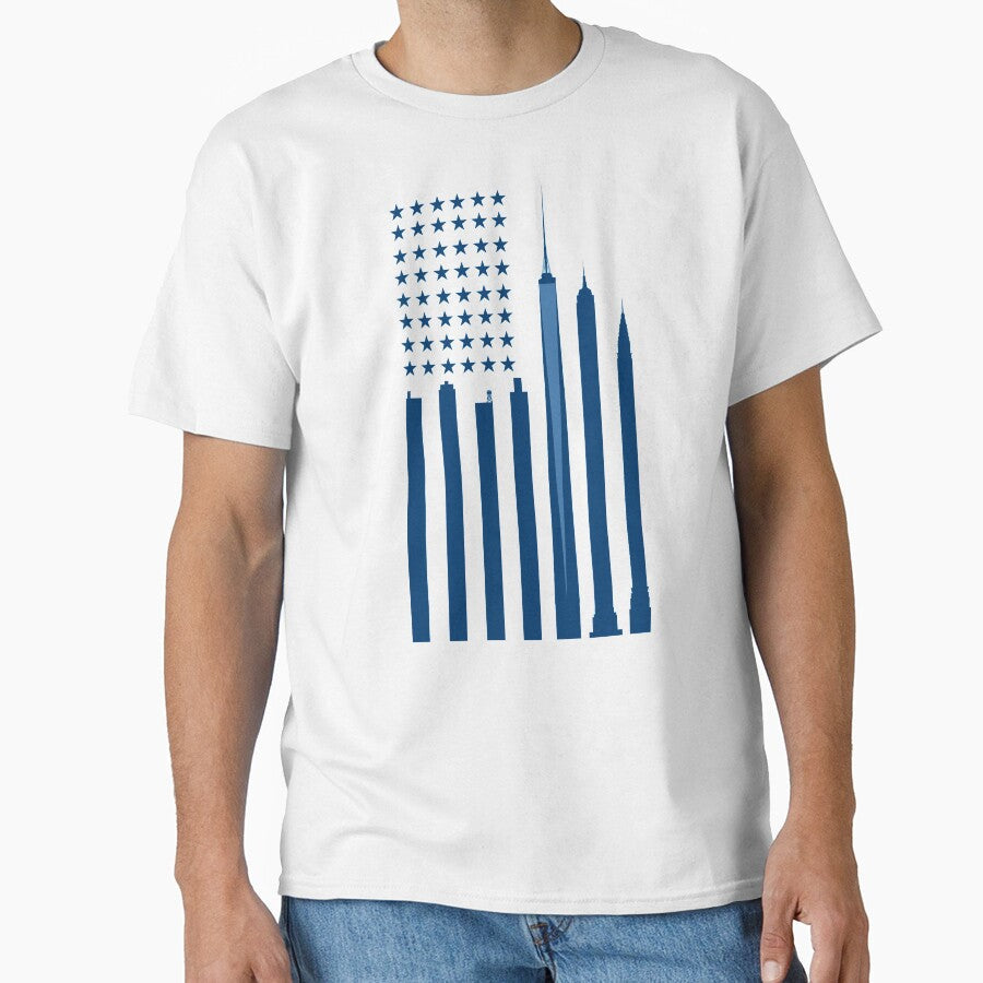 NYC flag USA by I23theone23I Unisex T-shirt, Sweatshirt, Hoodie, Long Sleeve Tee - T-Shirt, Sweatshirt, Hoodie