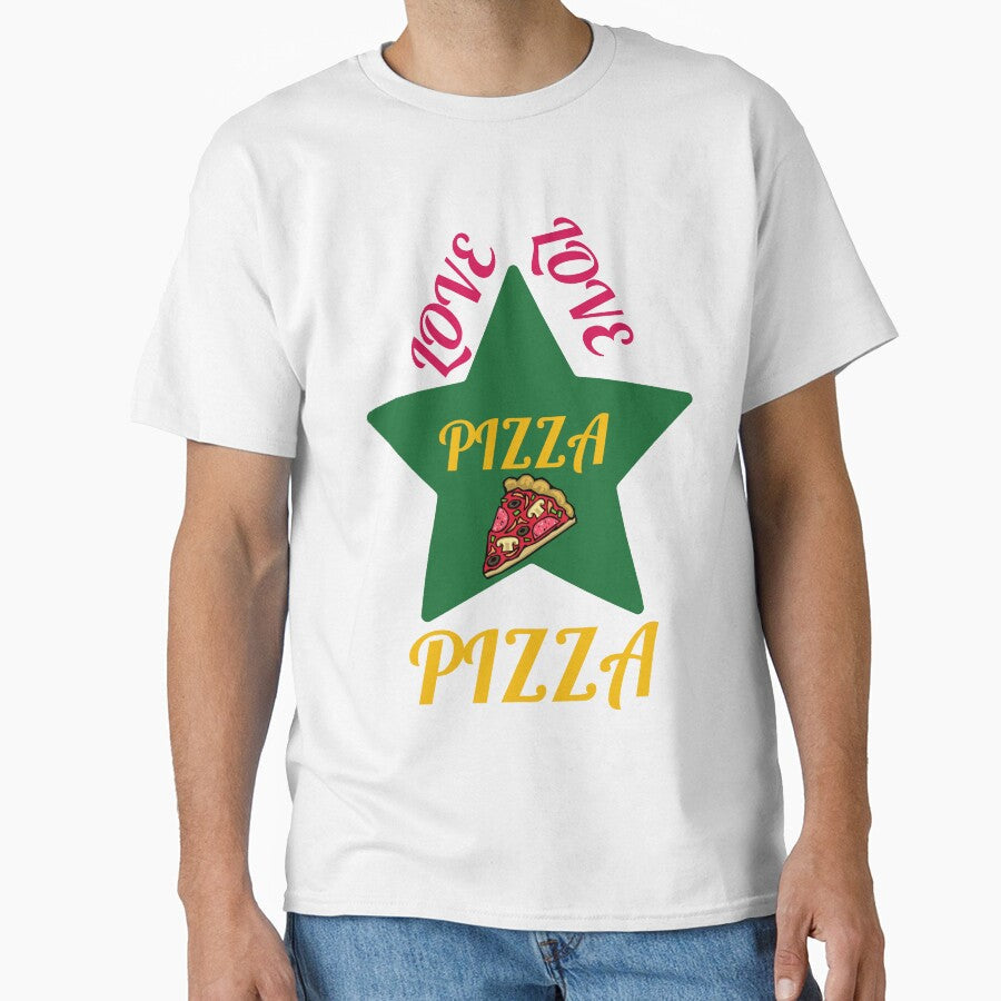 love pizza pizza by kike300 Unisex T-shirt, Sweatshirt, Hoodie, Long Sleeve Tee - T-Shirt, Sweatshirt, Hoodie