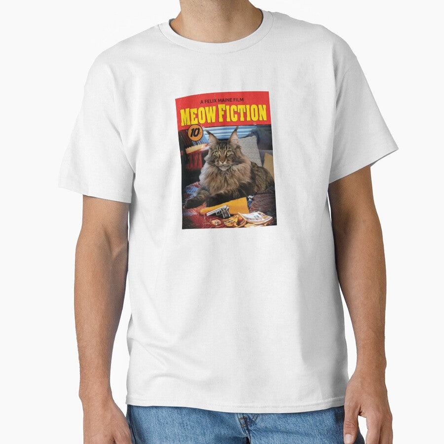 Cat Movie Poster Fiction Novelty by Cecil-Blackwell Unisex T-shirt, Sweatshirt, Hoodie, Long Sleeve Tee - T-Shirt, Sweatshirt, Hoodie