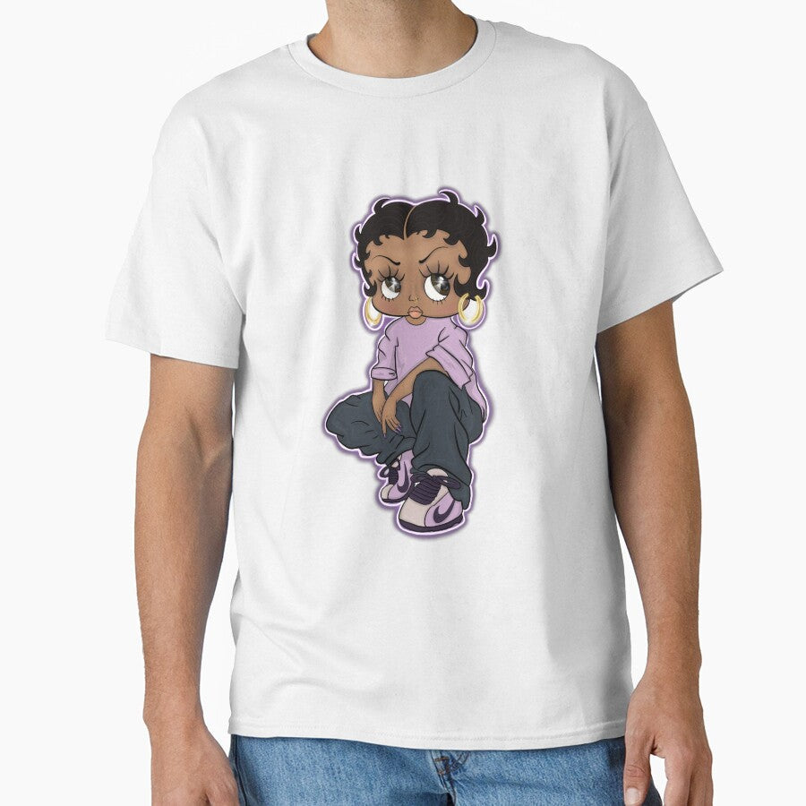 Neon Betty Boop Urbana- Morena by The Beauty Brainery Unisex T-shirt, Sweatshirt, Hoodie, Long Sleeve Tee - T-Shirt, Sweatshirt, Hoodie