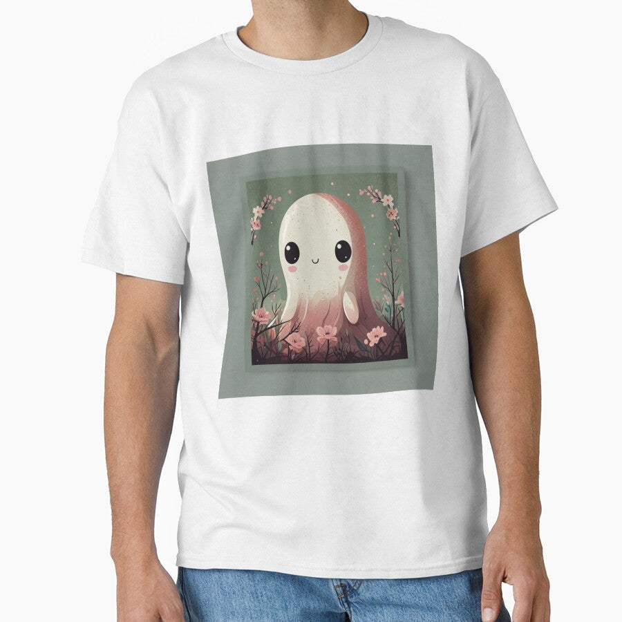 Funny Ghost Kawaii Cute | Ghost Kawaii Cute Humor Print by Joy-boy-op Unisex T-shirt, Sweatshirt, Hoodie, Long Sleeve Tee - T-Shirt, Sweatshirt, Hoodie