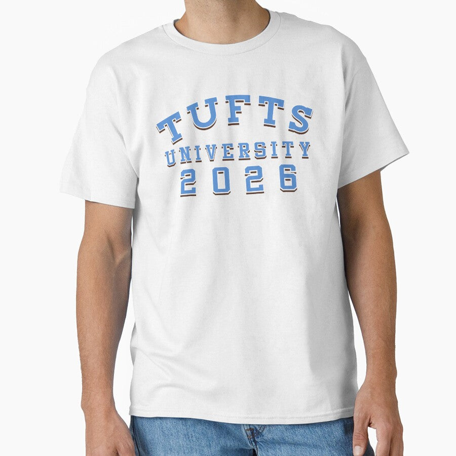 Tufts University Class of 2026 by MiloAndOtis Unisex T-shirt, Sweatshirt, Hoodie, Long Sleeve Tee - T-Shirt, Sweatshirt, Hoodie