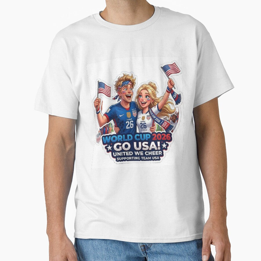 U.S Couple World Cup 2026 by Magic Shop Arts Unisex T-shirt, Sweatshirt, Hoodie, Long Sleeve Tee - T-Shirt, Sweatshirt, Hoodie