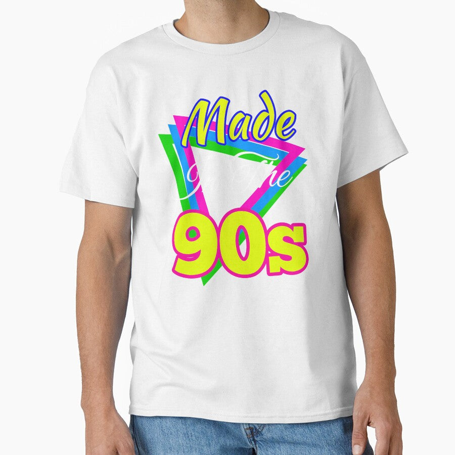 Made In The 90s Nineties Retro by TeesByAngelzB Unisex T-shirt, Sweatshirt, Hoodie, Long Sleeve Tee - T-Shirt, Sweatshirt, Hoodie