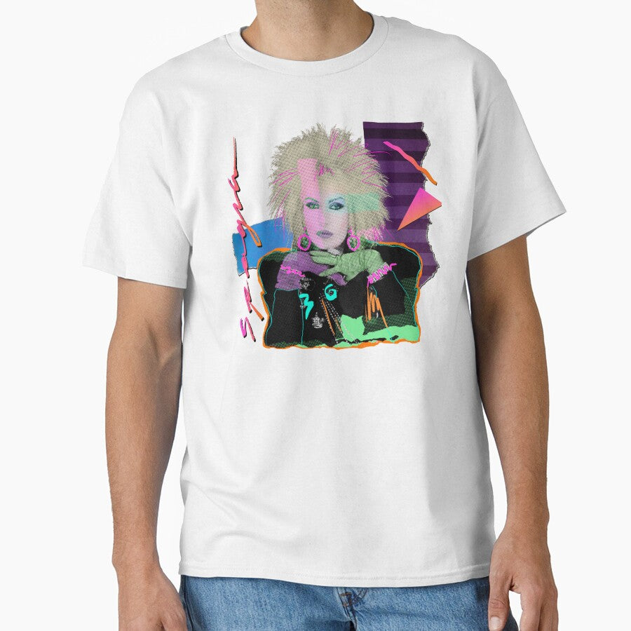 IVANA 80S STYLE COLORS PURPLE BACKGROUND by DISCODISCOMX by DiscoDiscoMx Unisex T-shirt, Sweatshirt, Hoodie, Long Sleeve Tee - T-Shirt, Sweatshirt, Hoodie