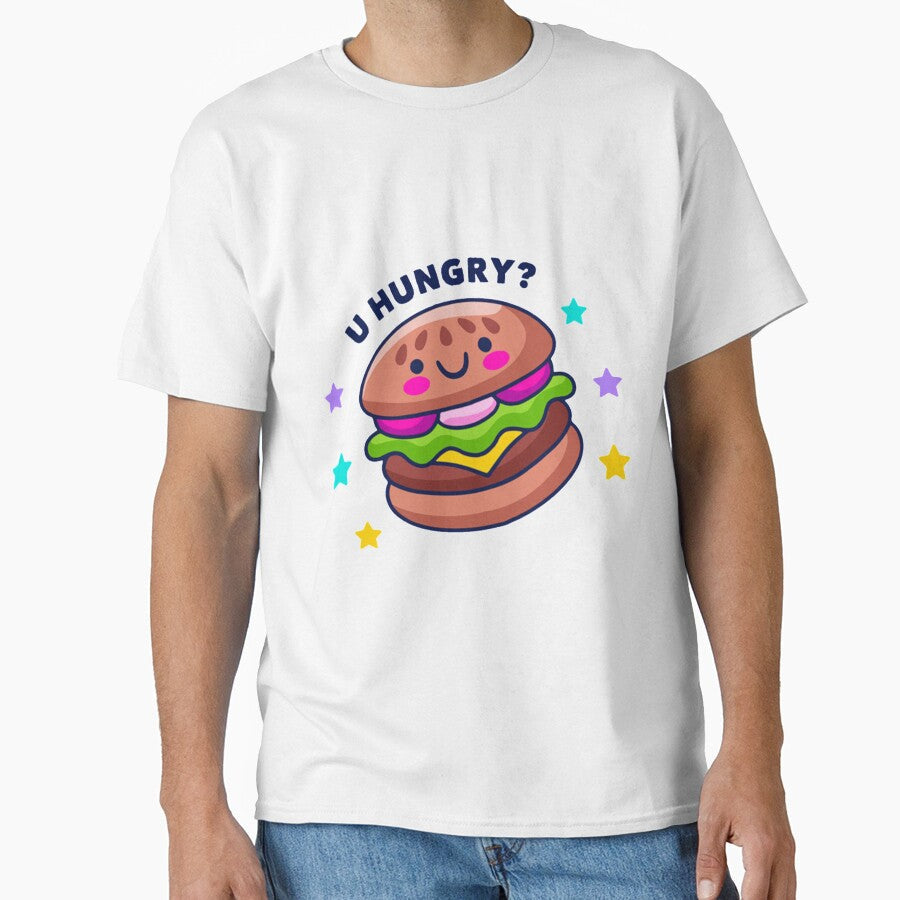 Cartoon Burger by Moni3572 Unisex T-shirt, Sweatshirt, Hoodie, Long Sleeve Tee - T-Shirt, Sweatshirt, Hoodie