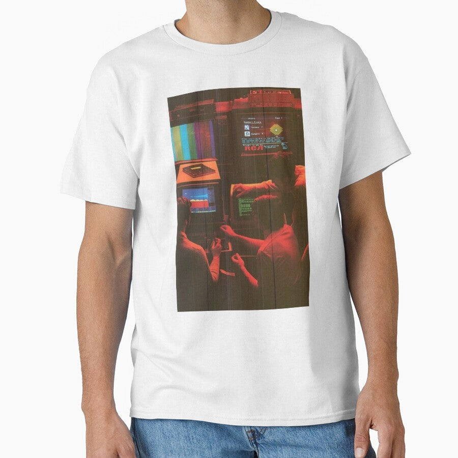 retro 80s computer by BrontesWhimsyStore Unisex T-shirt, Sweatshirt, Hoodie, Long Sleeve Tee - T-Shirt, Sweatshirt, Hoodie
