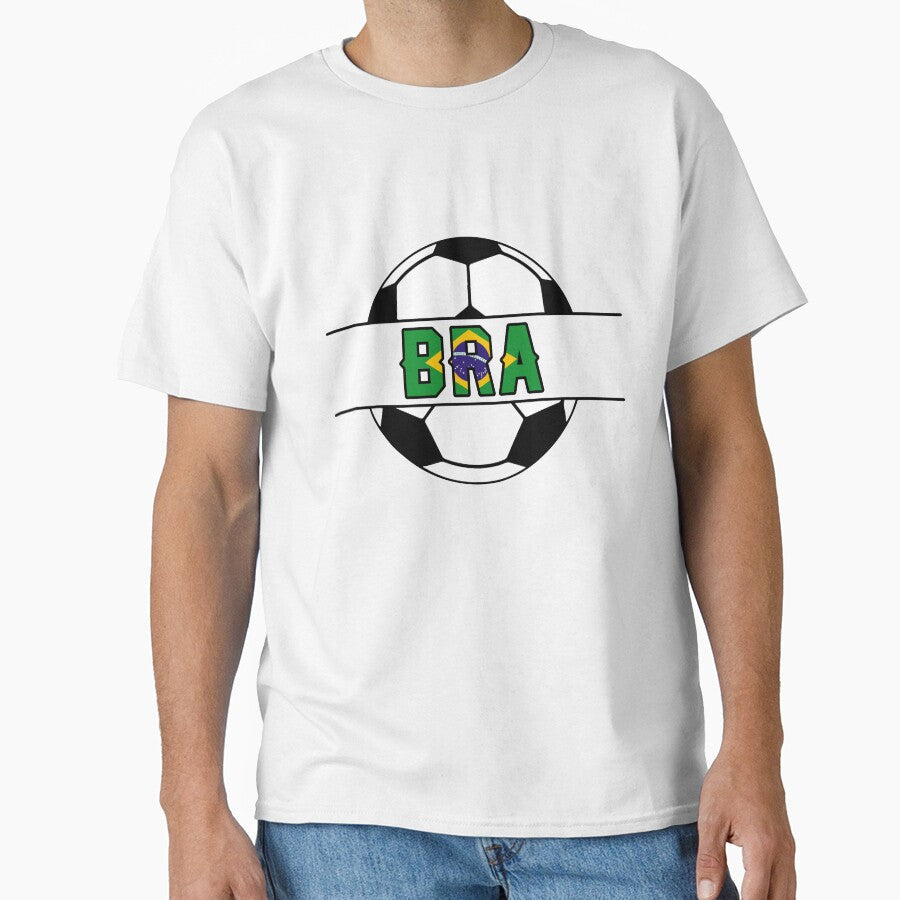Brazil Soccer BRA Design by FinalScoreClub Unisex T-shirt, Sweatshirt, Hoodie, Long Sleeve Tee - T-Shirt, Sweatshirt, Hoodie