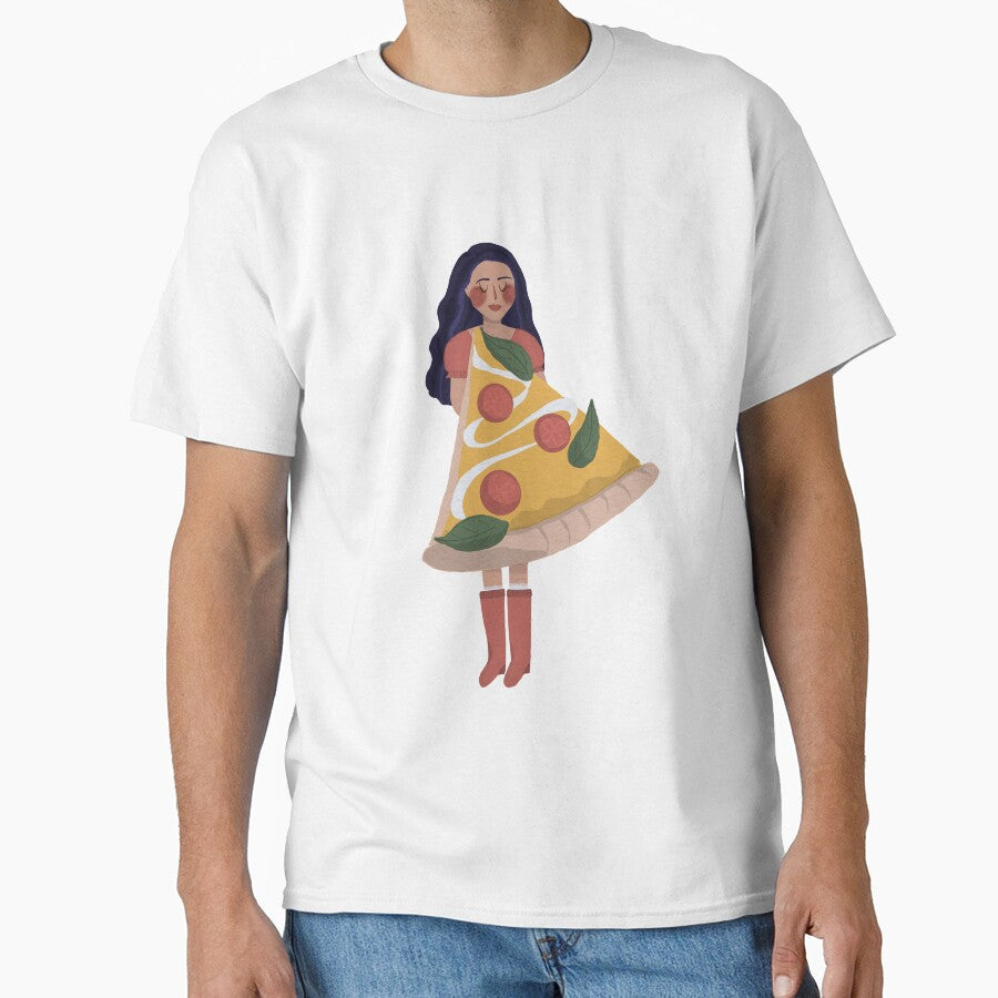 National Pizza Day Slice of Pizza by miljusa Unisex T-shirt, Sweatshirt, Hoodie, Long Sleeve Tee - T-Shirt, Sweatshirt, Hoodie