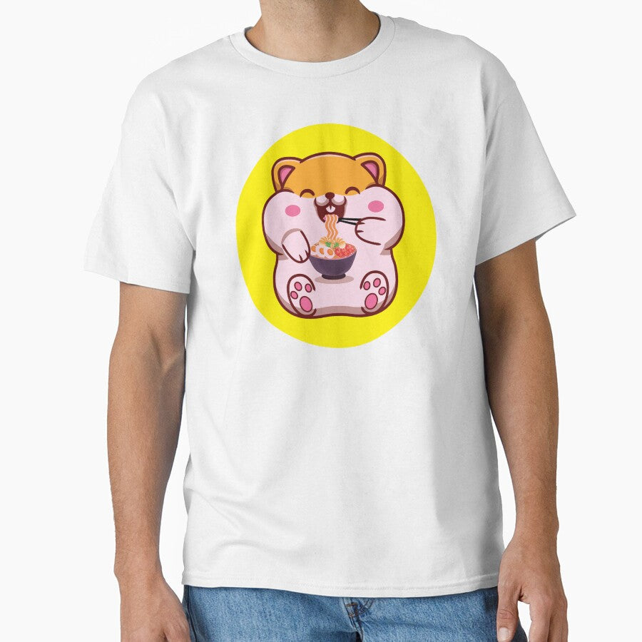 Kawaii Eat Ramen Anime Funny by TshirtsTrendsz Unisex T-shirt, Sweatshirt, Hoodie, Long Sleeve Tee - T-Shirt, Sweatshirt, Hoodie