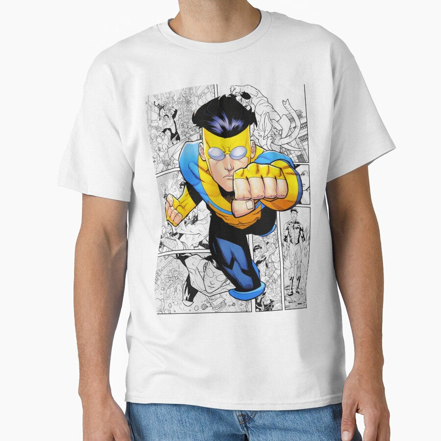 Invincible by OhAnimeShop Unisex T-shirt, Sweatshirt, Hoodie, Long Sleeve Tee - T-Shirt, Sweatshirt, Hoodie