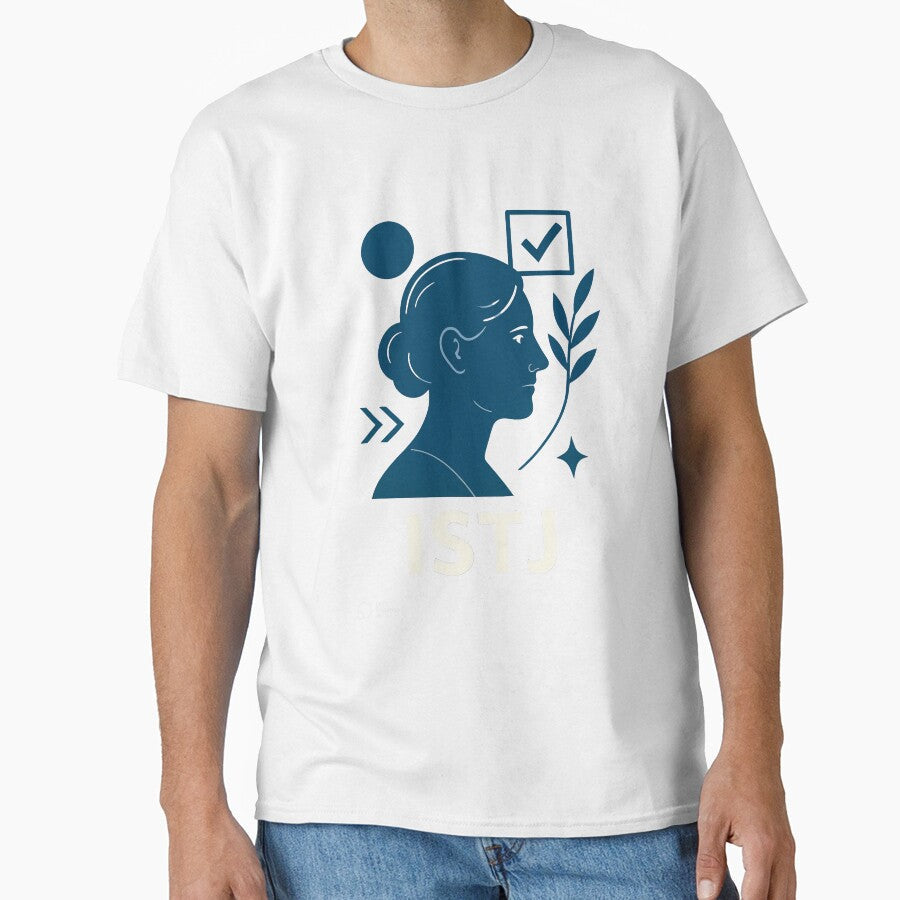 ISTJ Personality Abstract Art  MBTI Design (Center Print) by W-Rm Unisex T-shirt, Sweatshirt, Hoodie, Long Sleeve Tee - T-Shirt, Sweatshirt, Hoodie
