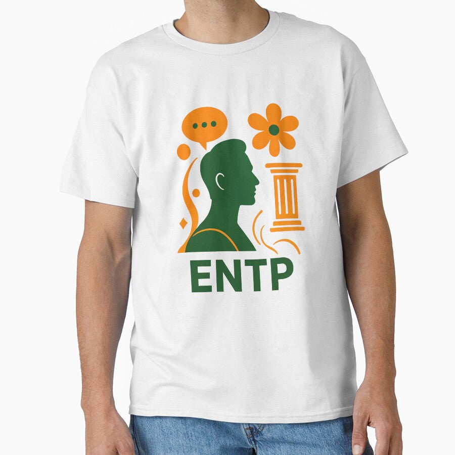 ENTP Personality Abstract Art  MBTI Design (Center Print) by W-Rm Unisex T-shirt, Sweatshirt, Hoodie, Long Sleeve Tee - T-Shirt, Sweatshirt, Hoodie