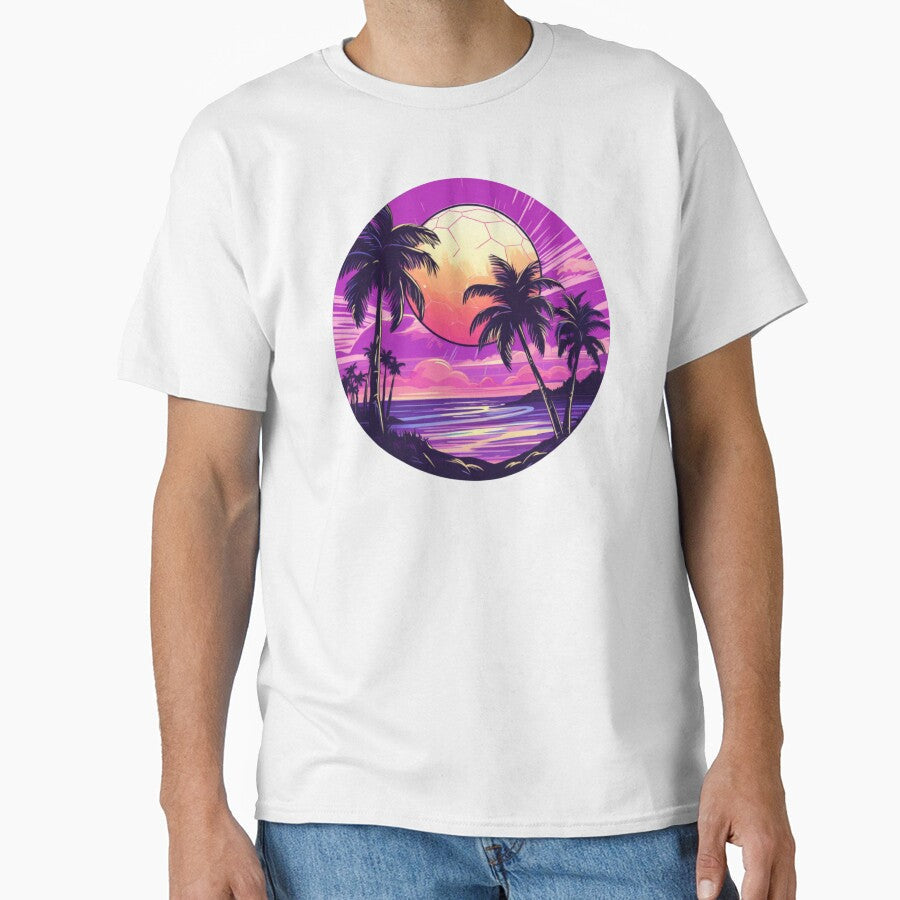 Soccer Ball Miami by Christina Suzi Unisex T-shirt, Sweatshirt, Hoodie, Long Sleeve Tee - T-Shirt, Sweatshirt, Hoodie