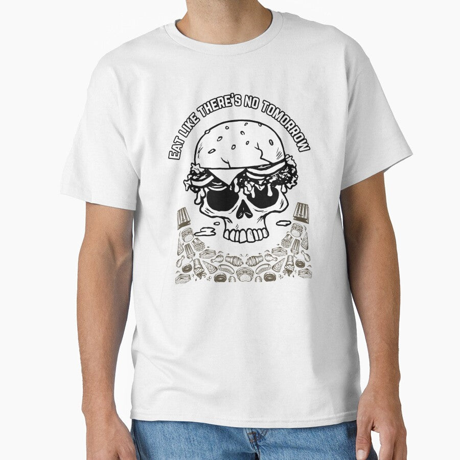 eating burger by darkthings design Unisex T-shirt, Sweatshirt, Hoodie, Long Sleeve Tee - T-Shirt, Sweatshirt, Hoodie
