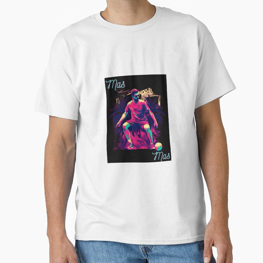 Messi Mas Messi by Dremundo Unisex T-shirt, Sweatshirt, Hoodie, Long Sleeve Tee - T-Shirt, Sweatshirt, Hoodie