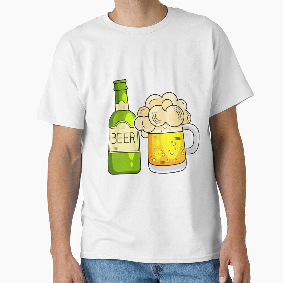 Beer Lover Retro Design by mayankdozdesign Unisex T-shirt, Sweatshirt, Hoodie, Long Sleeve Tee - T-Shirt, Sweatshirt, Hoodie
