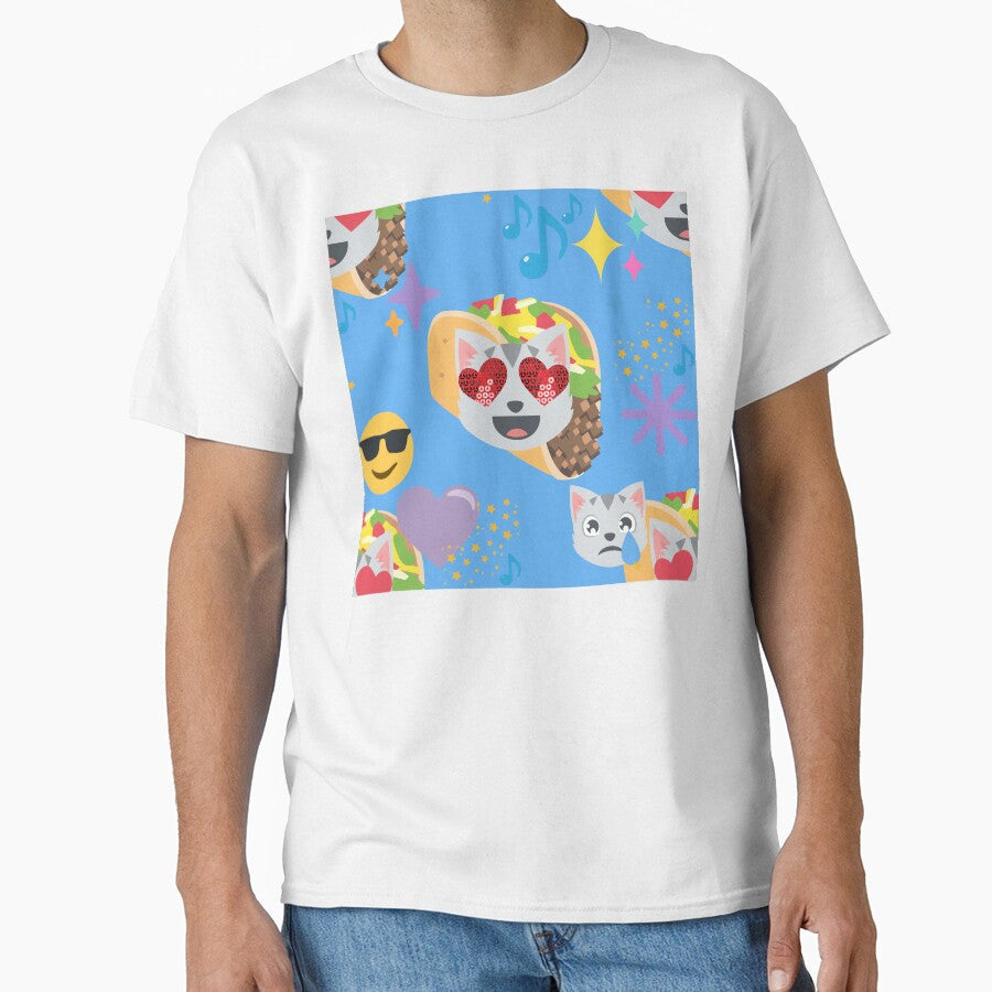 taco cat emoji by Gossip Rag Unisex T-shirt, Sweatshirt, Hoodie, Long Sleeve Tee - T-Shirt, Sweatshirt, Hoodie
