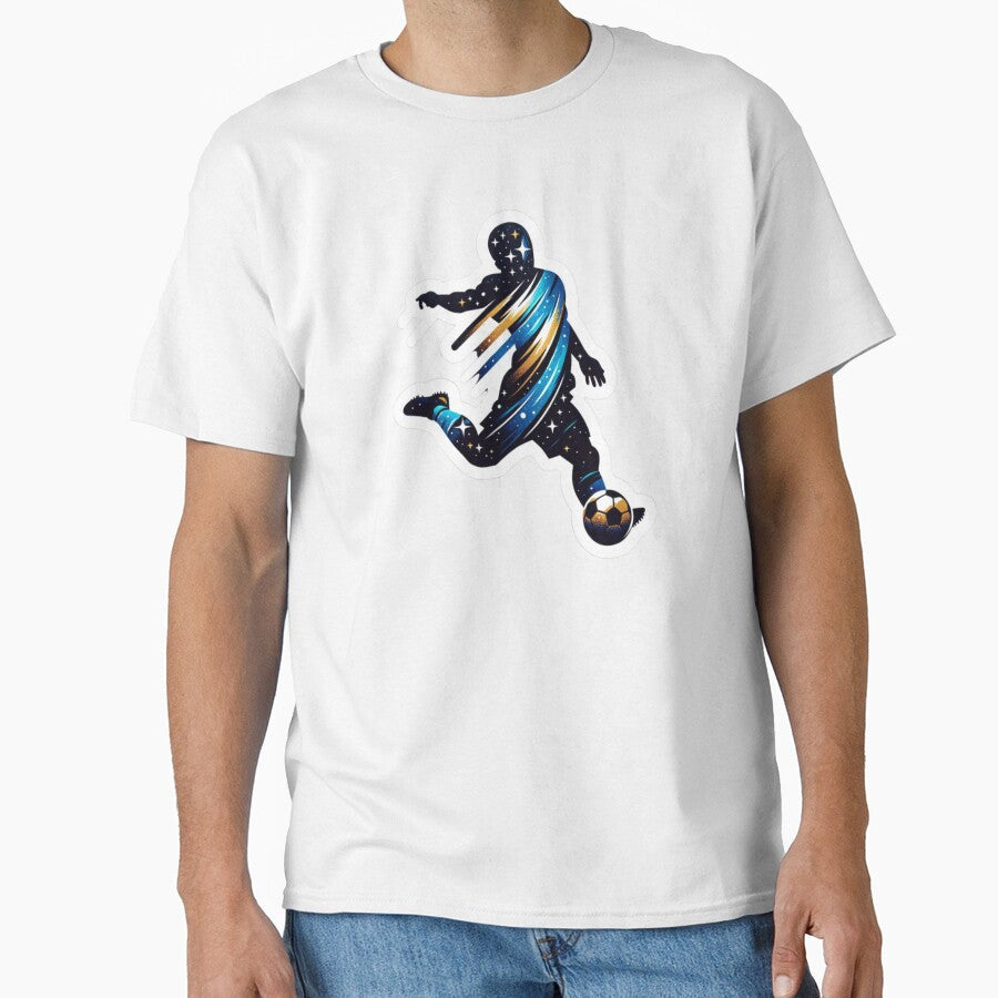 Galactic Striker by pixelpulsenyc Unisex T-shirt, Sweatshirt, Hoodie, Long Sleeve Tee - T-Shirt, Sweatshirt, Hoodie