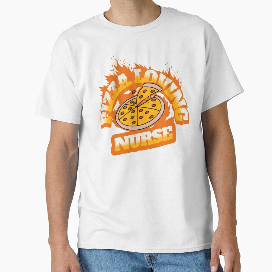 Pizza Loving Nurse by NuttySqueaky Unisex T-shirt, Sweatshirt, Hoodie, Long Sleeve Tee - T-Shirt, Sweatshirt, Hoodie