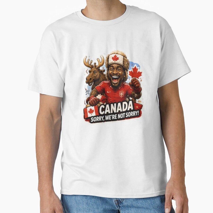 Canada 2026 Soccer Fan Sticker by Pixanova Unisex T-shirt, Sweatshirt, Hoodie, Long Sleeve Tee - T-Shirt, Sweatshirt, Hoodie