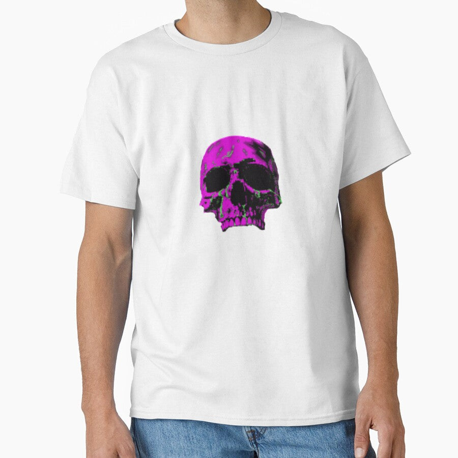 Skull Pixel Art by djhh99 Unisex T-shirt, Sweatshirt, Hoodie, Long Sleeve Tee - T-Shirt, Sweatshirt, Hoodie