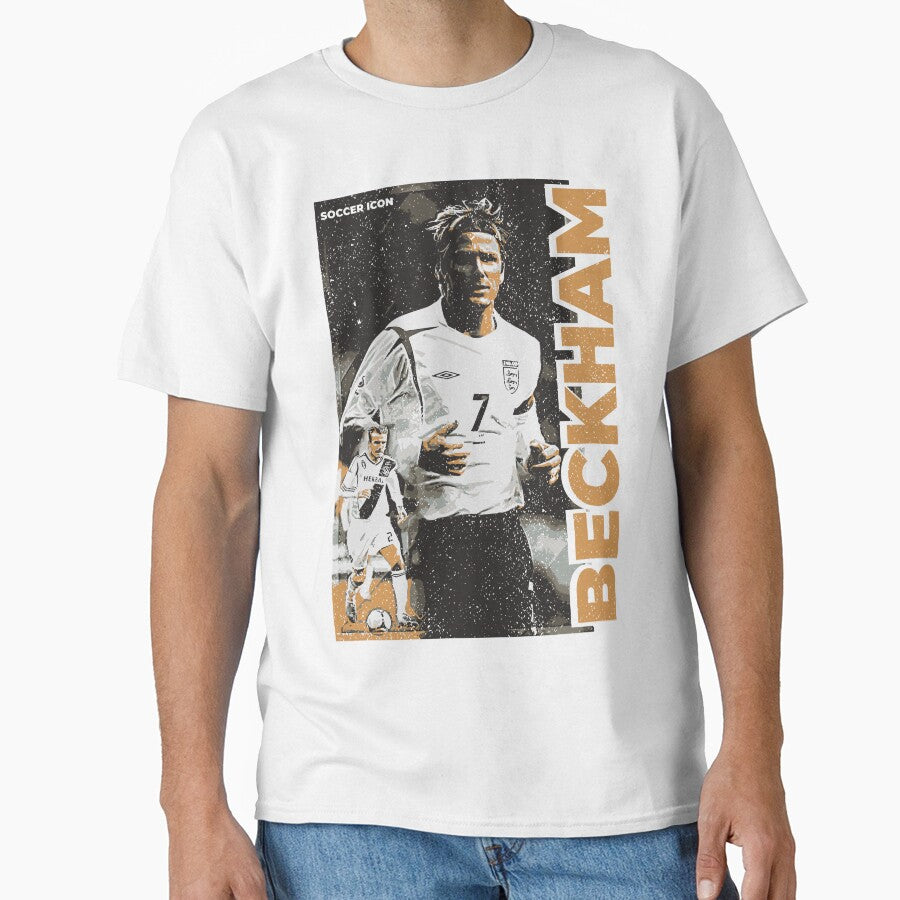 David Beckham - Street Art - Soccer Icons by MIST3R Unisex T-shirt, Sweatshirt, Hoodie, Long Sleeve Tee - T-Shirt, Sweatshirt, Hoodie