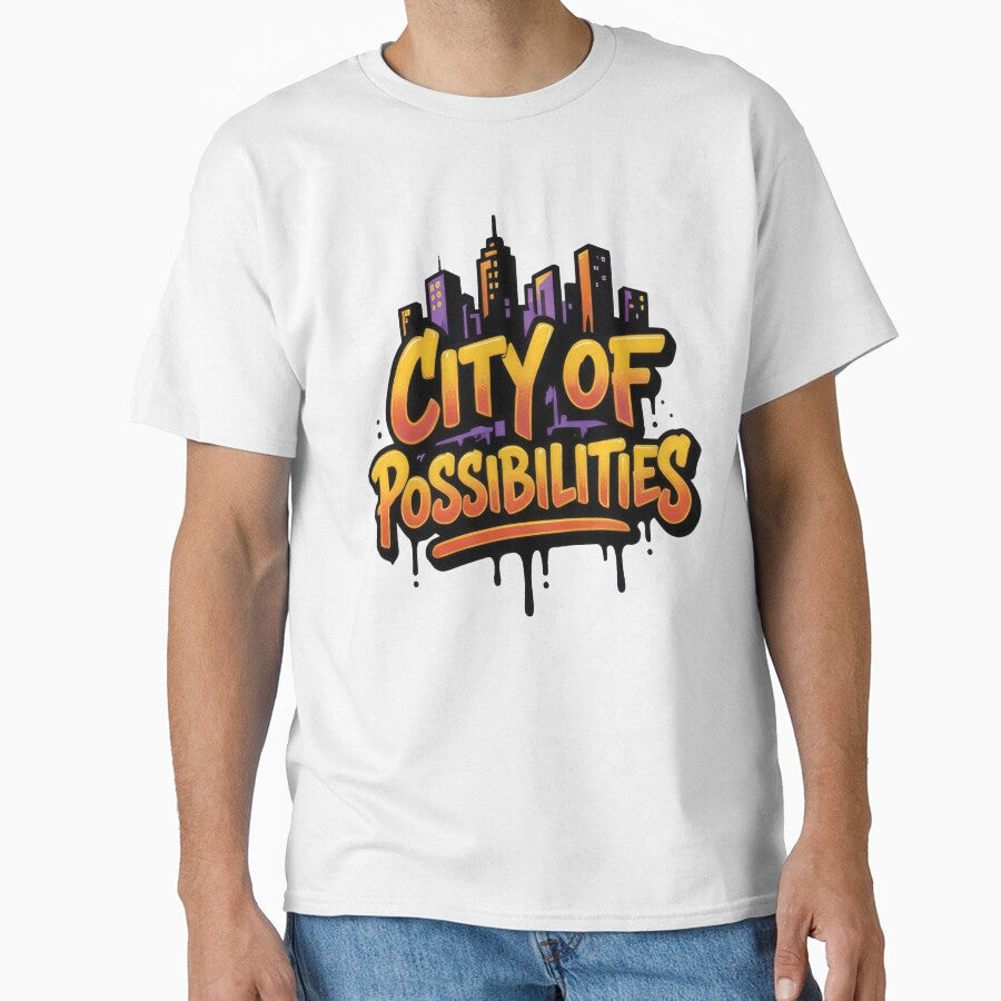 City Of Possibilities by Whambammy Unisex T-shirt, Sweatshirt, Hoodie, Long Sleeve Tee - T-Shirt, Sweatshirt, Hoodie