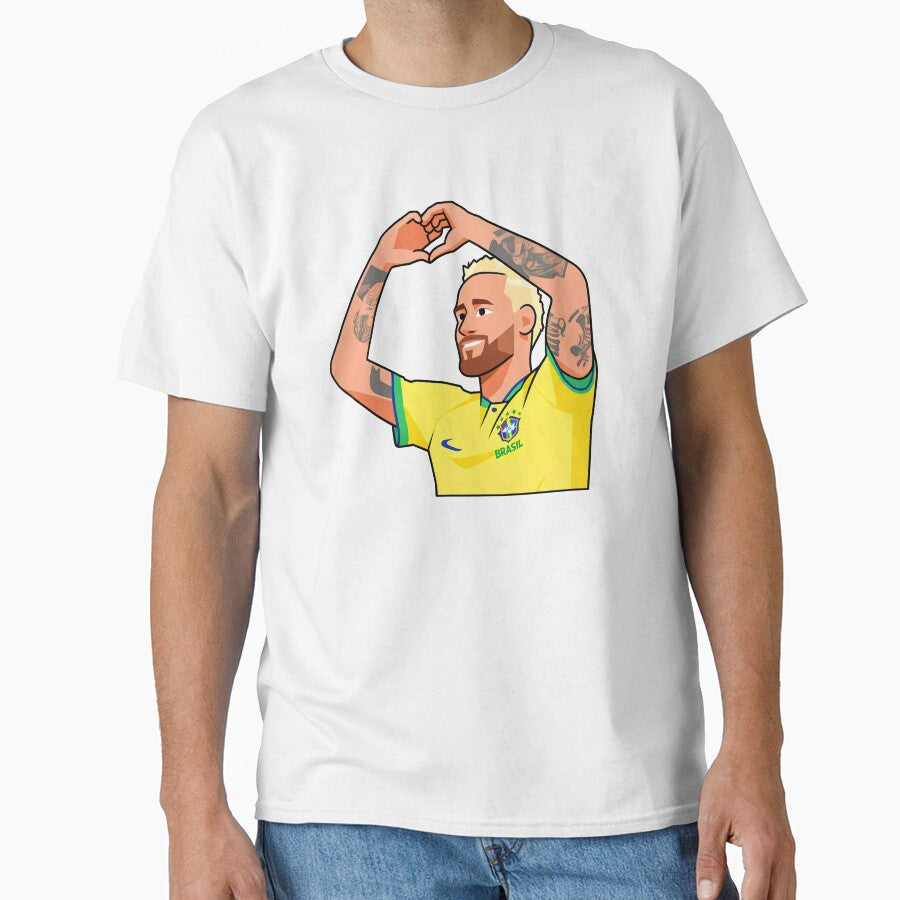 World Cup Neymar by BangArtDesgin Unisex T-shirt, Sweatshirt, Hoodie, Long Sleeve Tee - T-Shirt, Sweatshirt, Hoodie