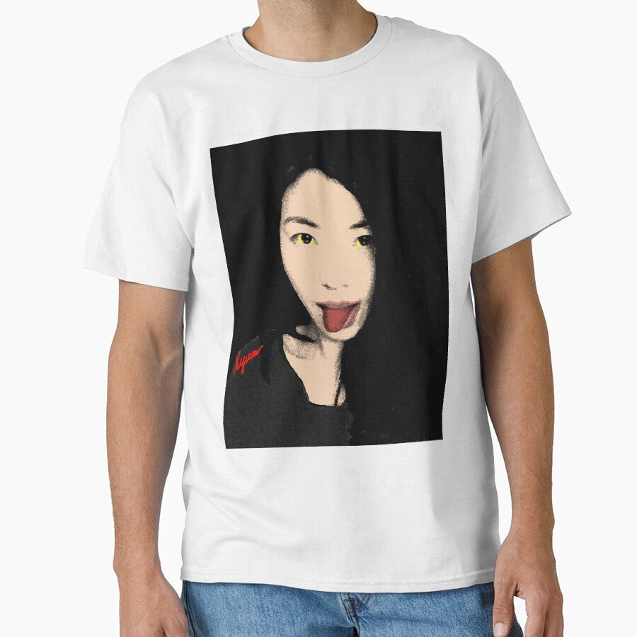 FUNNY GIRL - Pop art tongue by NYWA-ART Unisex T-shirt, Sweatshirt, Hoodie, Long Sleeve Tee - T-Shirt, Sweatshirt, Hoodie