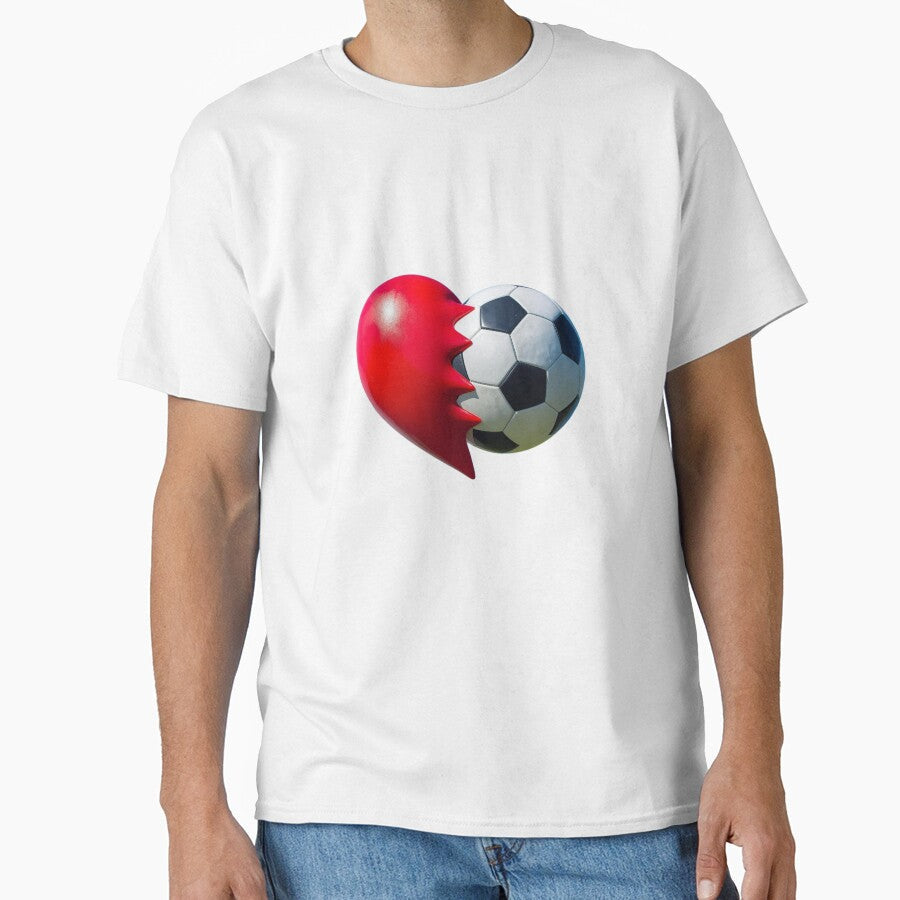 Soccer Heart by JosueShop101 Unisex T-shirt, Sweatshirt, Hoodie, Long Sleeve Tee - T-Shirt, Sweatshirt, Hoodie