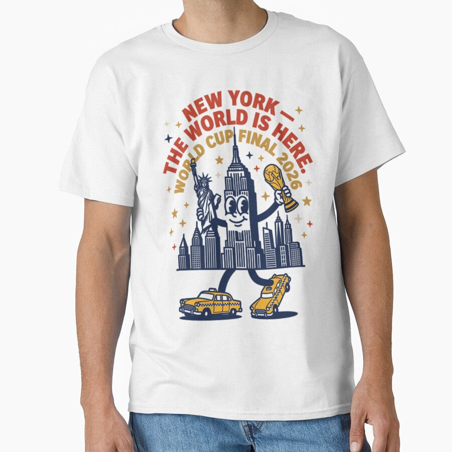 New York Soccer  The World Is Here V1 by 1RSN Unisex T-shirt, Sweatshirt, Hoodie, Long Sleeve Tee - T-Shirt, Sweatshirt, Hoodie