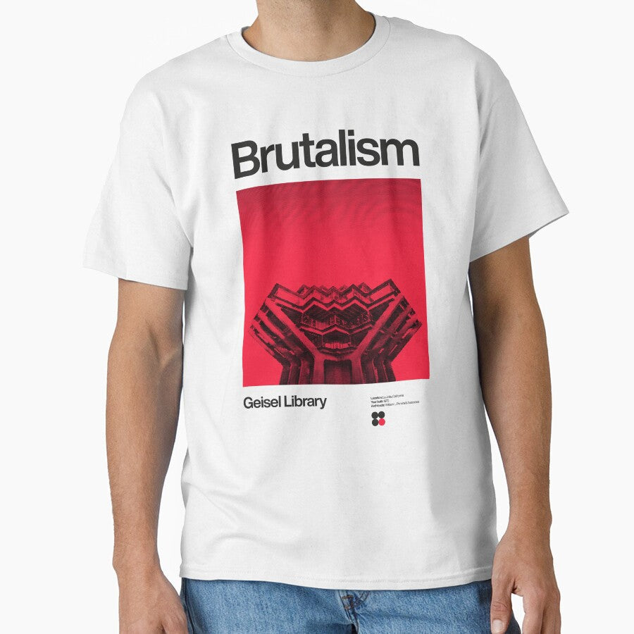 Brutalism - Geisel Library by Sub88 Studio Unisex T-shirt, Sweatshirt, Hoodie, Long Sleeve Tee - T-Shirt, Sweatshirt, Hoodie