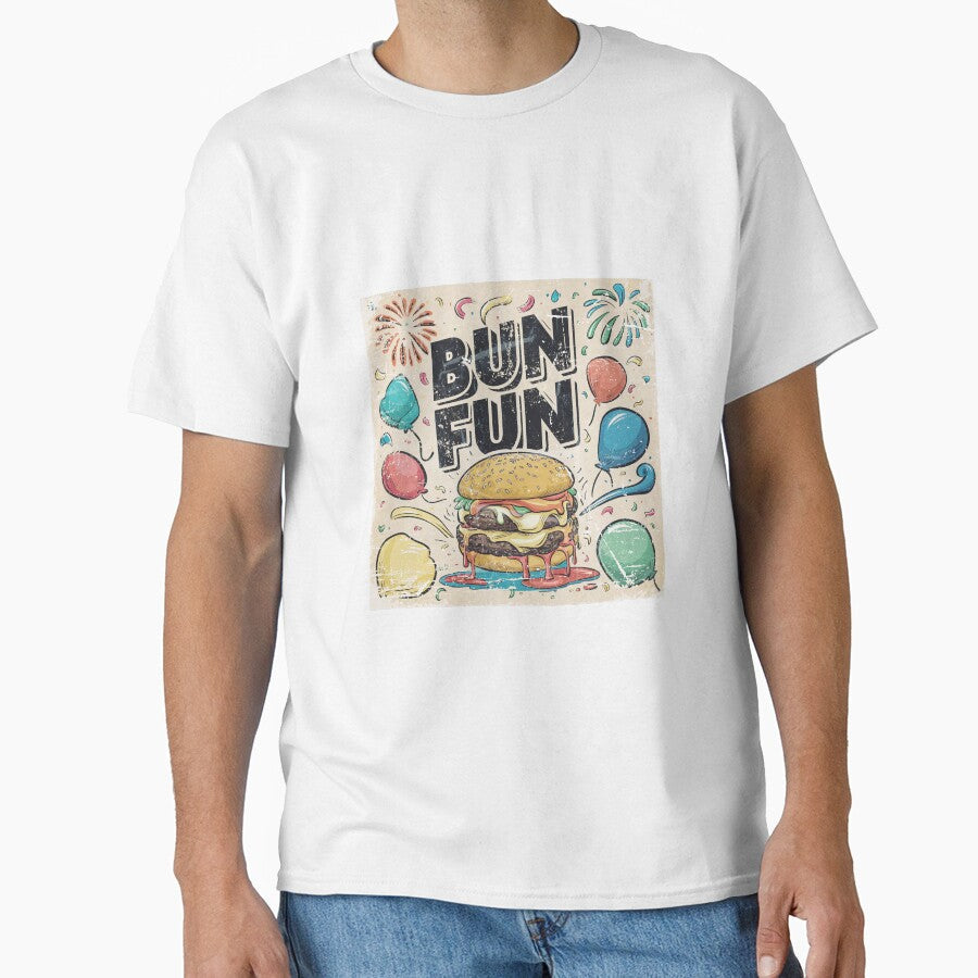 burger day art with text and classic vibe by BKSARYLIFE Unisex T-shirt, Sweatshirt, Hoodie, Long Sleeve Tee - T-Shirt, Sweatshirt, Hoodie