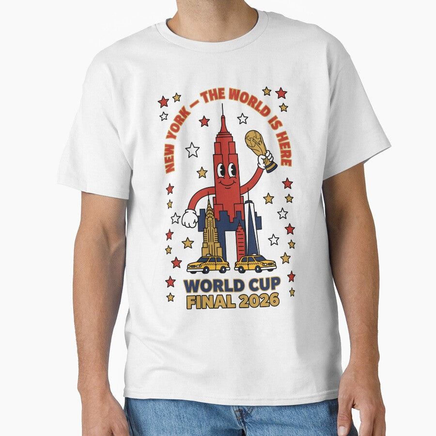 New York Soccer  The World Is Here V2 by 1RSN Unisex T-shirt, Sweatshirt, Hoodie, Long Sleeve Tee - T-Shirt, Sweatshirt, Hoodie