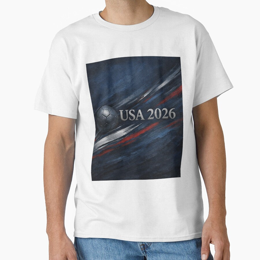 USA 2026 Soccer  Design Inspired by BrickByDream Unisex T-shirt, Sweatshirt, Hoodie, Long Sleeve Tee - T-Shirt, Sweatshirt, Hoodie