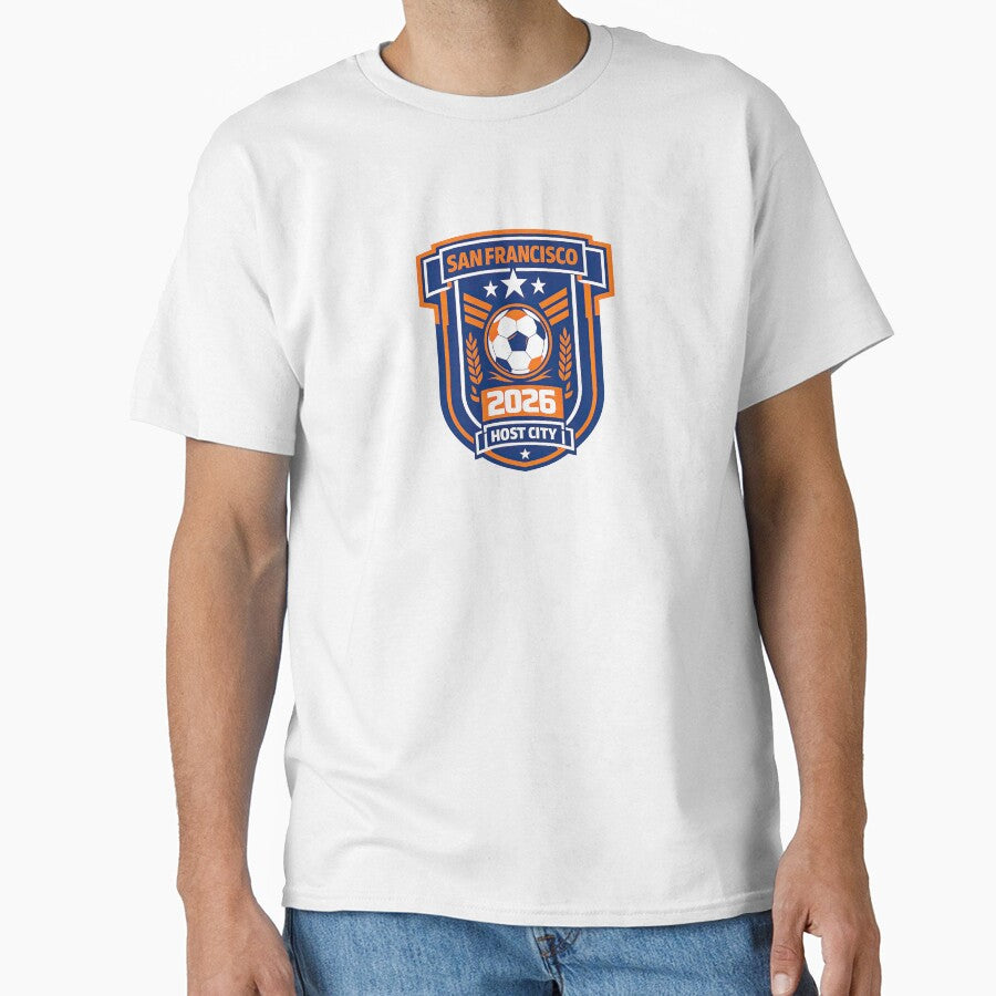 San Francisco Host City World Cup 2026 by BrickByDream Unisex T-shirt, Sweatshirt, Hoodie, Long Sleeve Tee - T-Shirt, Sweatshirt, Hoodie