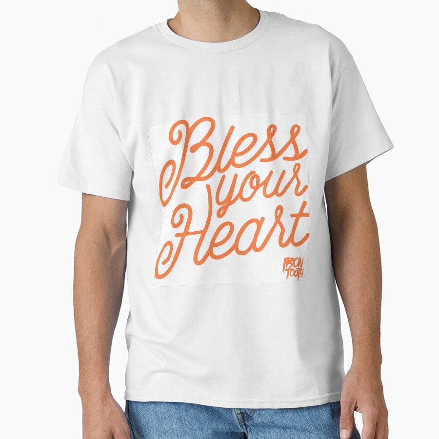 Bless Your Heart - Peach by irontooth Unisex T-shirt, Sweatshirt, Hoodie, Long Sleeve Tee - T-Shirt, Sweatshirt, Hoodie
